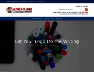 americanpromotionalproducts.com screenshot