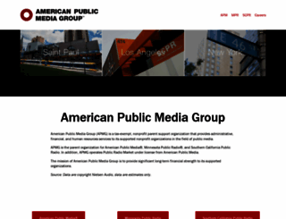 americanpublicmediagroup.publicradio.org screenshot