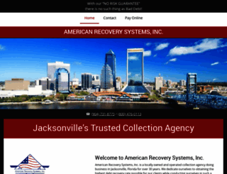 americanrecoverysystems.com screenshot