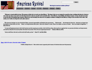americanrevival.org screenshot
