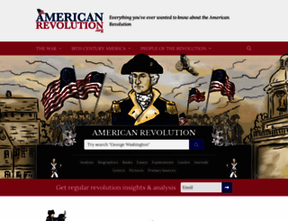 americanrevolution.org screenshot