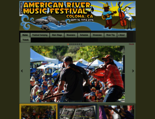 americanrivermusic.org screenshot
