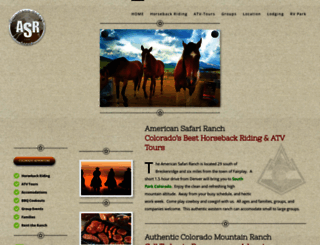americansafariranch.com screenshot