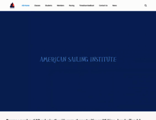 americansailinginstitute.org screenshot