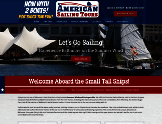 americansailingtours.com screenshot