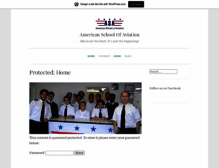 americanschoolofaviation.com screenshot