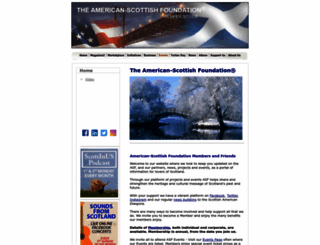 americanscottishfoundation.com screenshot