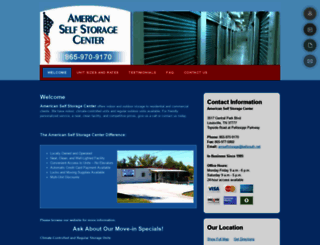 americanselfstoragetn.com screenshot