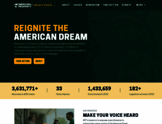 americansforprosperity.org screenshot