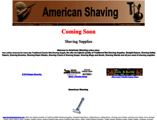 americanshaving.com screenshot