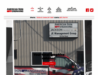 americansignandengraving.com screenshot