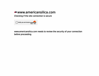 americansilica.com screenshot