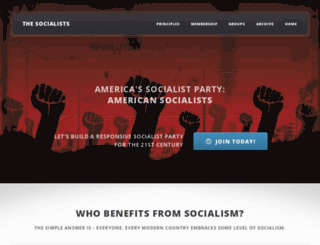 americansocialists.org screenshot