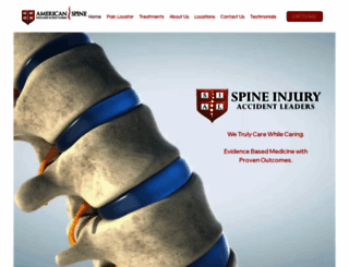 americanspineinjury.com screenshot