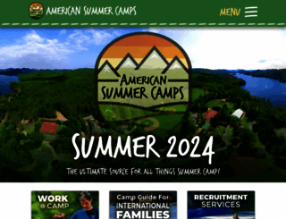 americansummercamps.com screenshot