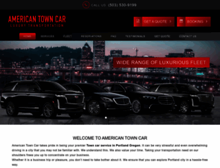 americantowncar.net screenshot