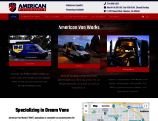 americanvanworks.com screenshot