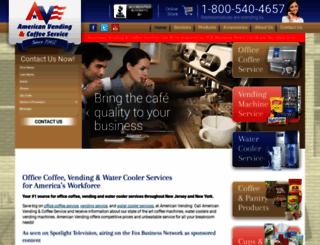 americanvendingonline.com screenshot