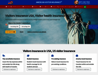 americanvisitorinsurance.com screenshot