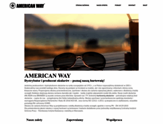 americanway.com.pl screenshot