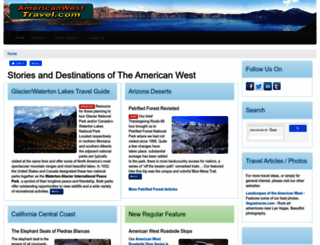 americanwesttravel.com screenshot