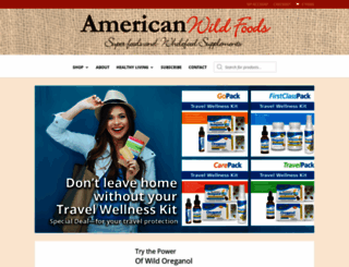 americanwildfoods.com screenshot
