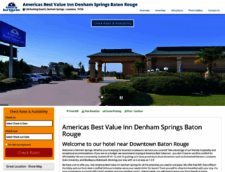 americasbestvalueinndenhamsprings.com screenshot