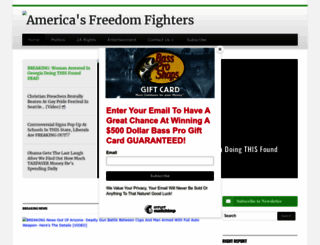 americasfreedomfighters.com screenshot