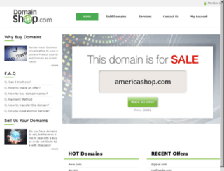 americashop.com screenshot