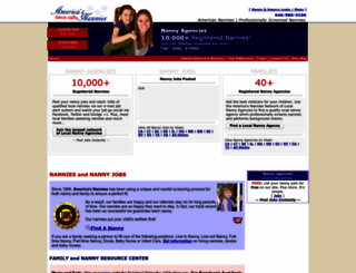 americasnannies.com screenshot