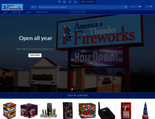 americasthunderfireworks.com screenshot