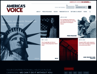 americasvoiceonline.org screenshot