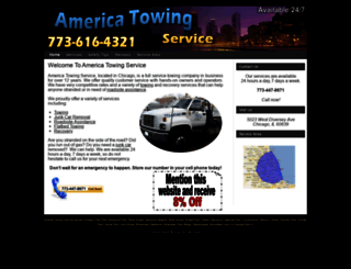 americatowingservice.com screenshot