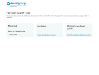 amerigroup.prismisp.com screenshot