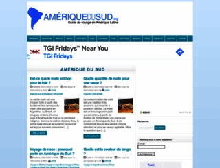 ameriquedusud.org screenshot