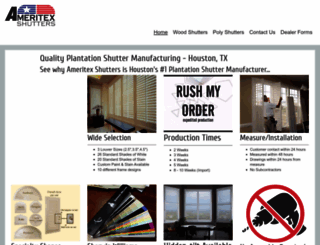 ameritexshutters.com screenshot