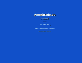 ameritrade.co screenshot