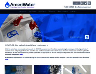 ameriwater.com screenshot