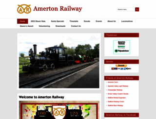 amertonrailway.co.uk screenshot