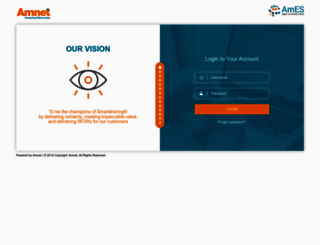 ames.amnet-systems.com screenshot