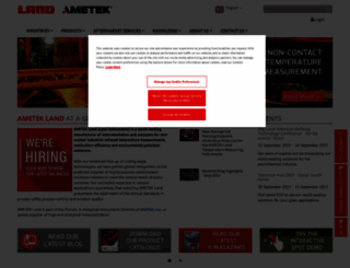 ametek-land.com screenshot