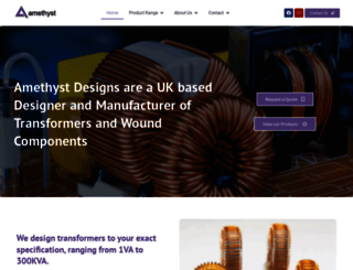 amethyst-designs.co.uk screenshot