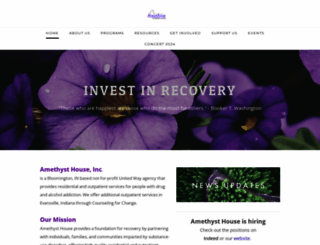 amethysthouse.org screenshot