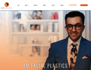 amfacialplastics.com screenshot