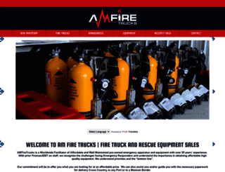 amfiretrucks.com screenshot