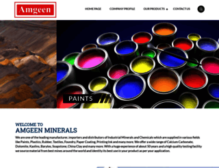 amgeenminerals.com screenshot