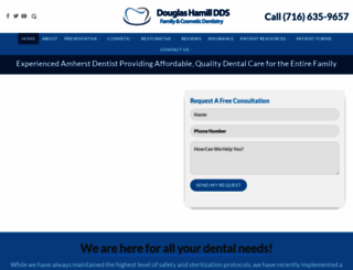 amherst-dentist.com screenshot