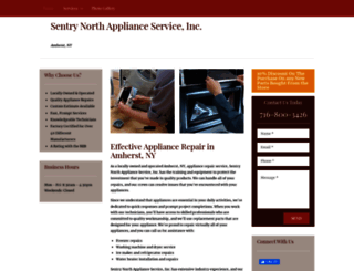amherstappliancerepairservice.com screenshot