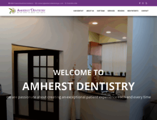 amherstdentistrypc.com screenshot