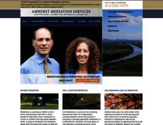 amherstmediators.com screenshot